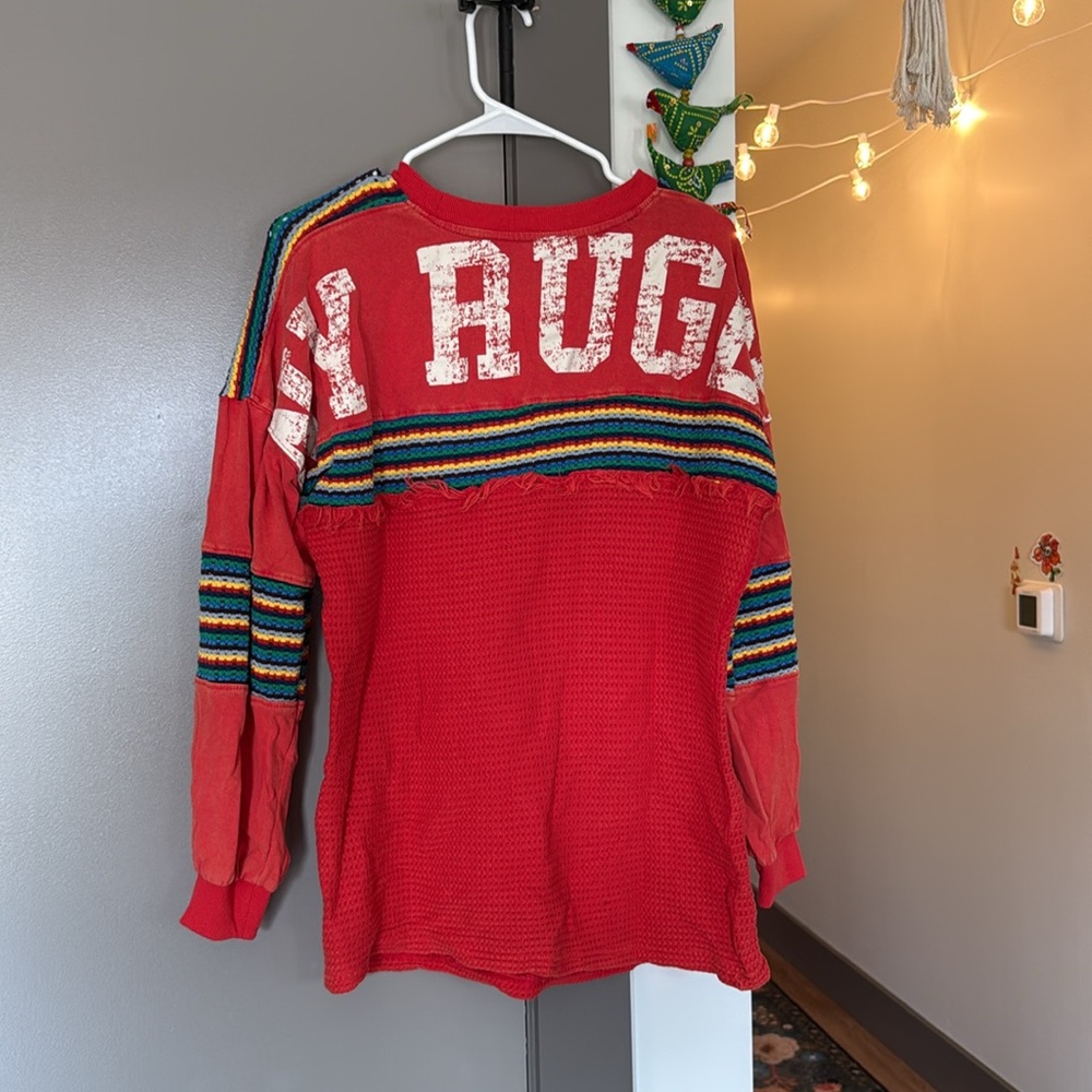 NWOT URBAN OUFTFITTERS BDG Apollo oversized embroidered long sleeve tee - Picture 7 of 8